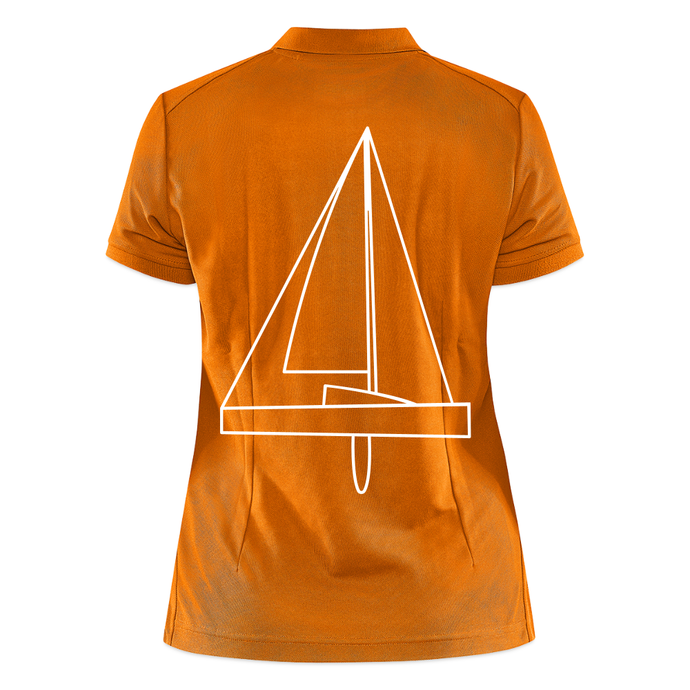 R-Boot - CrewPolo Backbeat (w) - Hellorange meliert