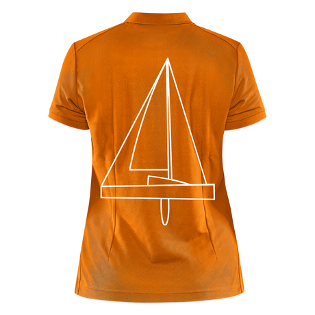 R-Boot - CrewPolo Backbeat (w) - Hellorange meliert