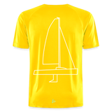 J70 - Techline Tee Backbeat (m) - Gelb