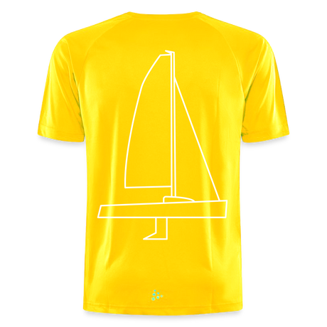 J70 - Techline Tee Backbeat (m) - Gelb