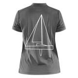 R-Boot - CrewPolo Backbeat (w) - Dunkelgrau meliert