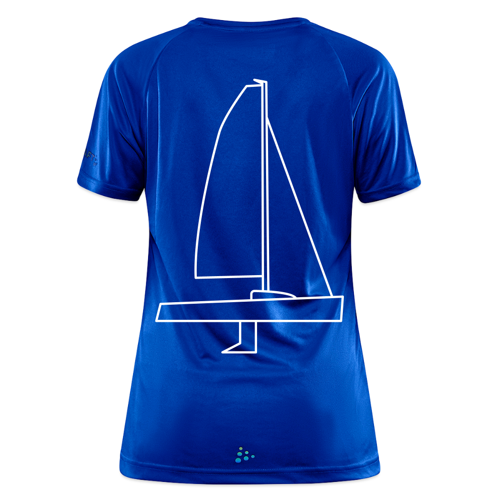 J70 - Techline Tee Backbeat (w) - Royalblau