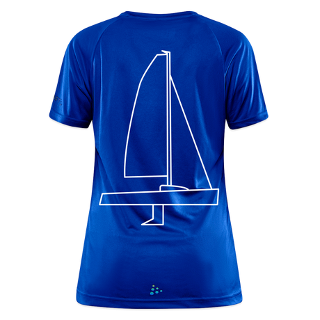 J70 - Techline Tee Backbeat (w) - Royalblau