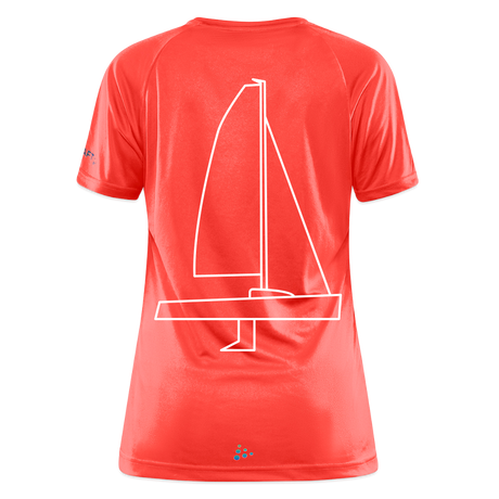 J70 - Techline Tee Backbeat (w) - Koralle