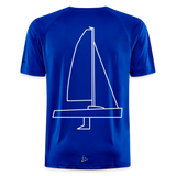 J70 - Techline Tee Backbeat (m) - Royalblau