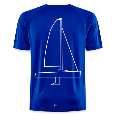 J70 - Techline Tee Backbeat (m) - Royalblau