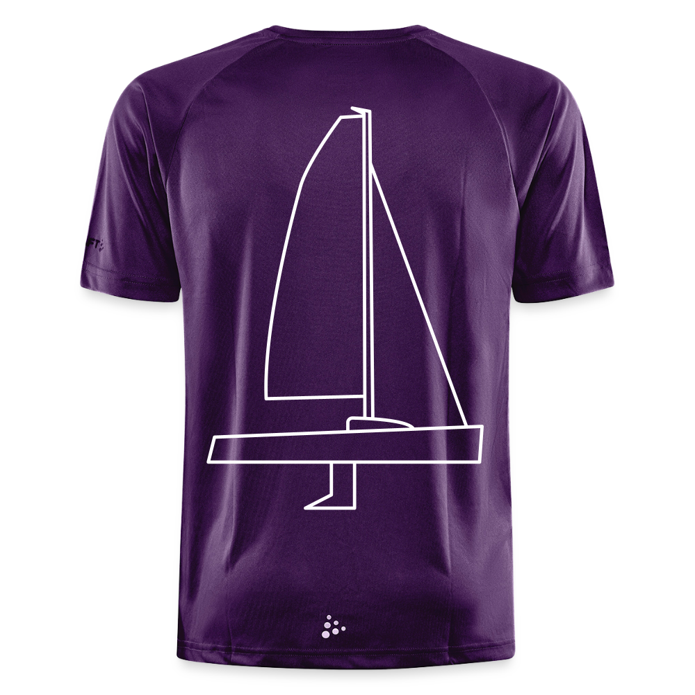 J70 - Techline Tee Backbeat (m) - Lila