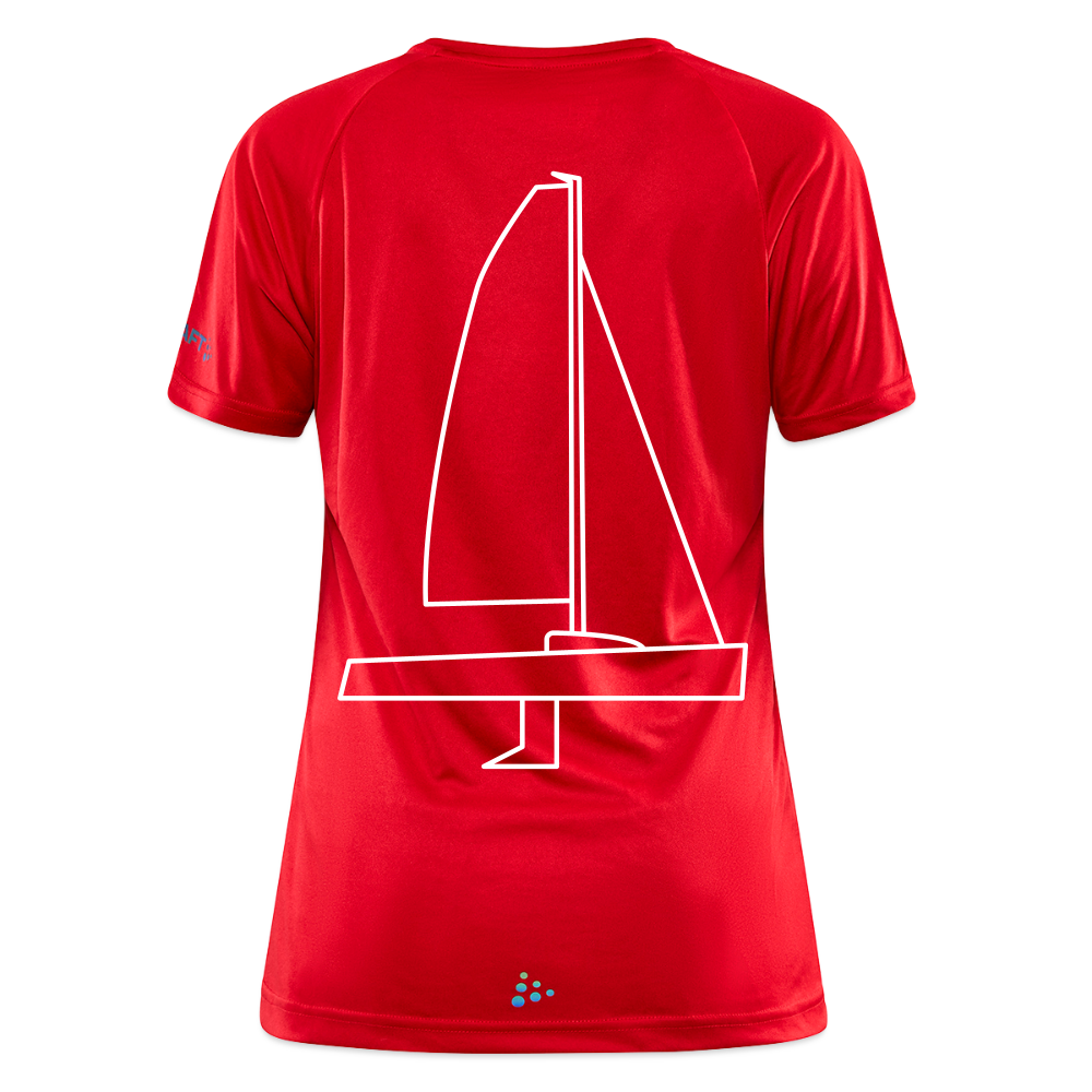 J70 - Techline Tee Backbeat (w) - Rot