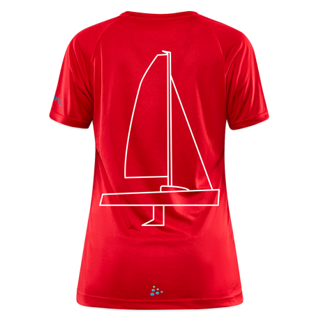 J70 - Techline Tee Backbeat (w) - Rot