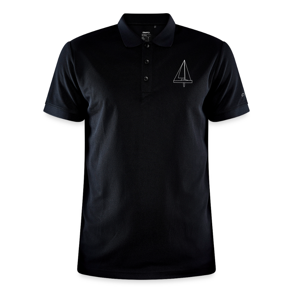 R-Boot - CrewPolo Frontmark (m) - Schwarz