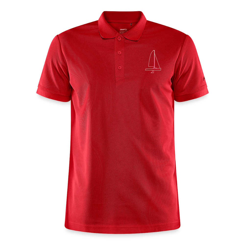 J70 - CrewPolo Frontmark (m) - Rot
