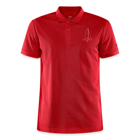 J70 - CrewPolo Frontmark (m) - Rot