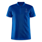 J70 - CrewPolo Frontmark (m) - Royalblau