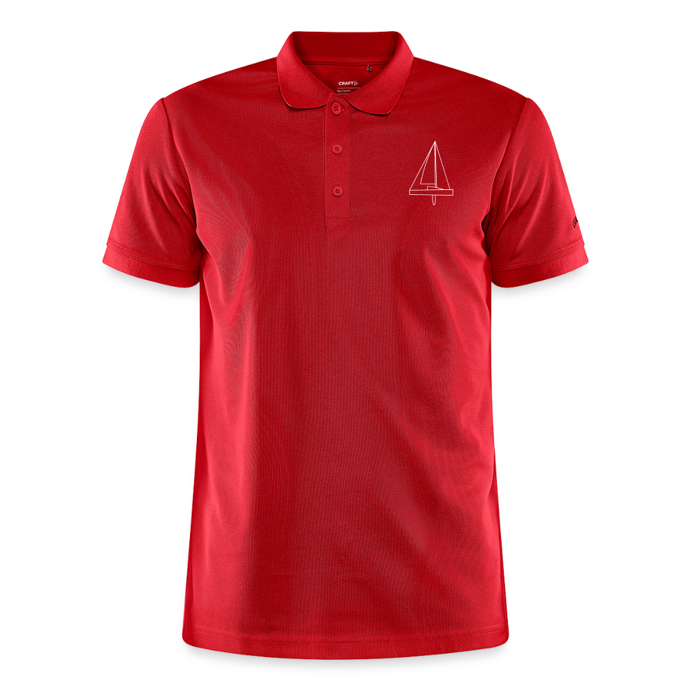 R-Boot - CrewPolo Frontmark (m) - Rot