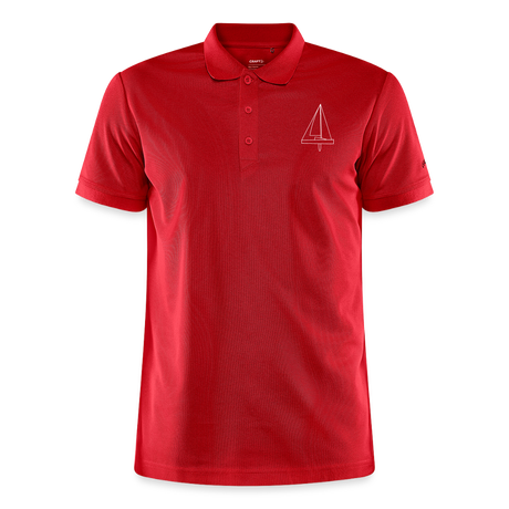 R-Boot - CrewPolo Frontmark (m) - Rot