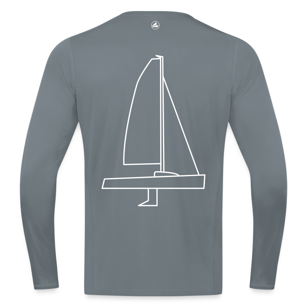 J70 - Techline LongSleeve Backbeat (m) - Grau