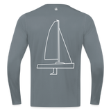 J70 - Techline LongSleeve Backbeat (m) - Grau