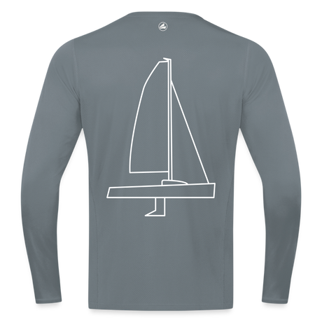 J70 - Techline LongSleeve Backbeat (m) - Grau