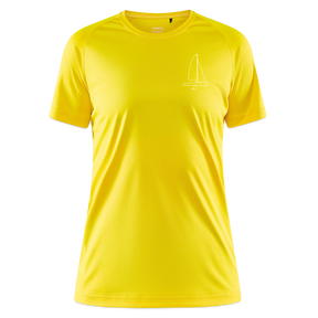 J70 - Techline Tee Frontmark (w) - Gelb