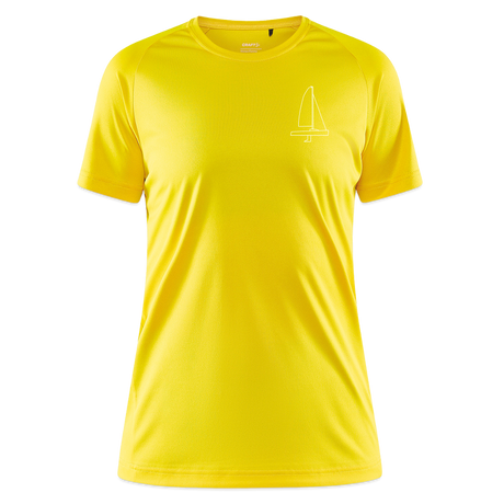 J70 - Techline Tee Frontmark (w) - Gelb