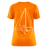 R-Boot - Techline Tee Backbeat (w) - Hellorange