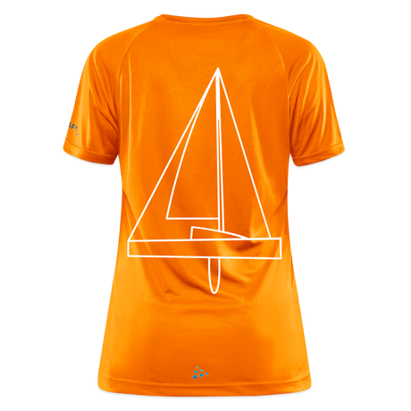 R-Boot - Techline Tee Backbeat (w) - Hellorange