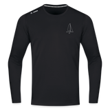 J70 - Techline LongSleeve Frontmark (m) - Schwarz