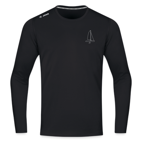 J70 - Techline LongSleeve Frontmark (m) - Schwarz