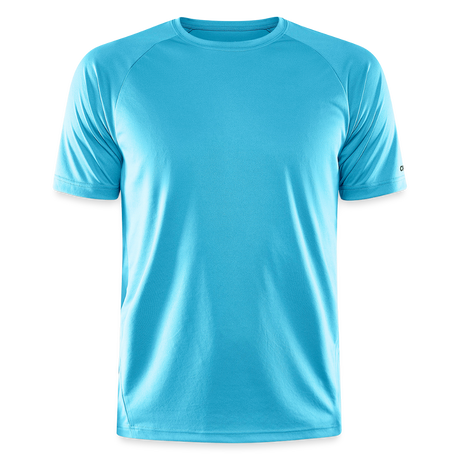 J70 - Techline Tee Backbeat (m) - Hawaiiblau