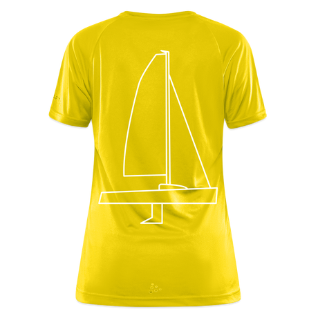 J70 - Techline Tee Backbeat (w) - Gelb