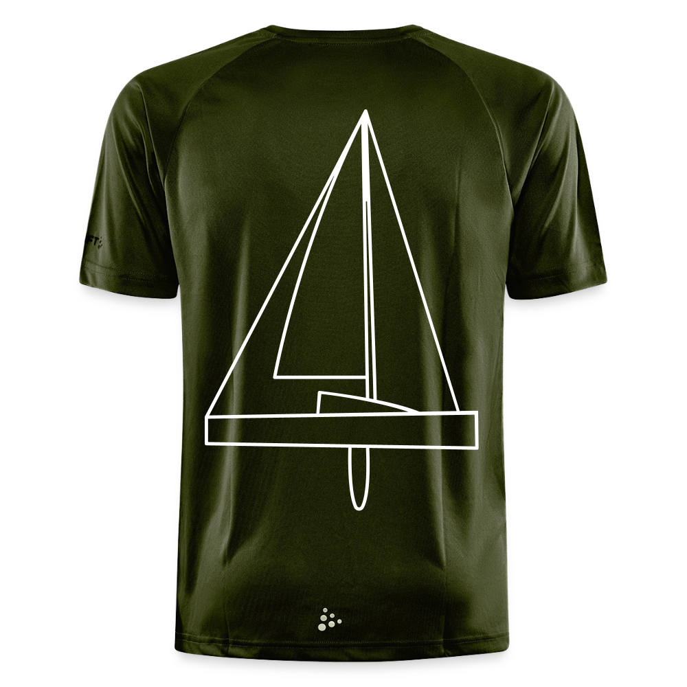 R-Boot - Techline Tee Backbeat (m) - Moosgrün