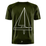 R-Boot - Techline Tee Backbeat (m) - Moosgrün