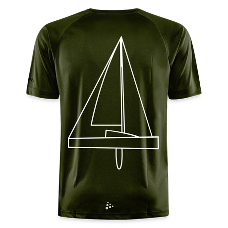 R-Boot - Techline Tee Backbeat (m) - Moosgrün