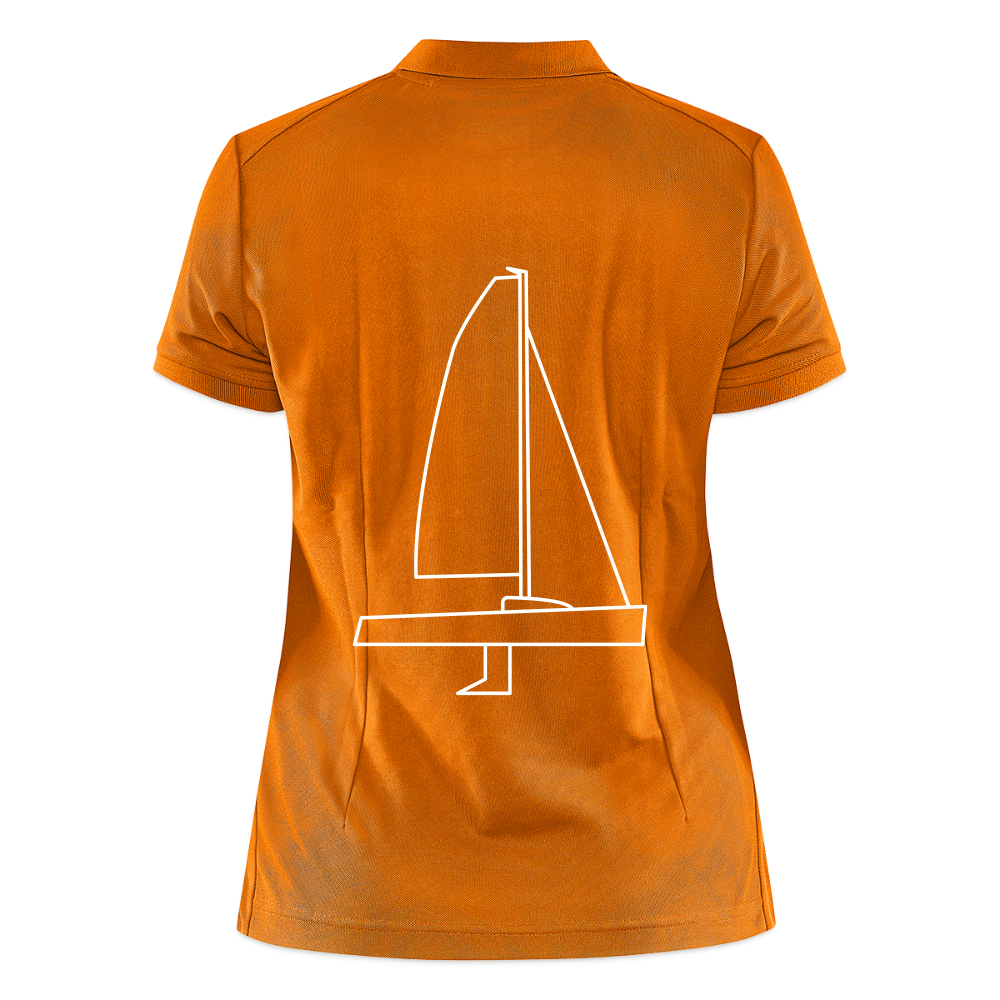 J70 - CrewPolo Backbeat (w) - Hellorange meliert