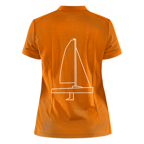 J70 - CrewPolo Backbeat (w) - Hellorange meliert
