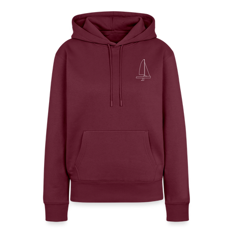 J70 - Deckhood Frontmark (w) - Burgunderrot