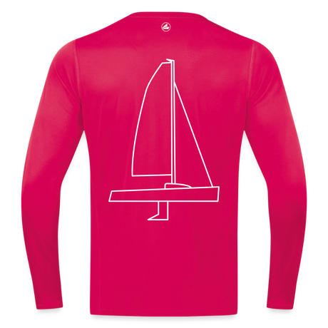 J70 - Techline LongSleeve Backbeat (m) - dunkles Pink