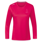 J70 - Techline LongSleeve Frontmark (w) - dunkles Pink