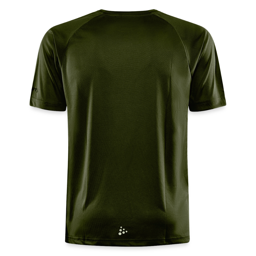 J70 - Techline Tee Frontmark (m) - Moosgrün