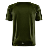 J70 - Techline Tee Frontmark (m) - Moosgrün