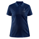 R-Boot - CrewPolo Frontmark (w) - Navy meliert