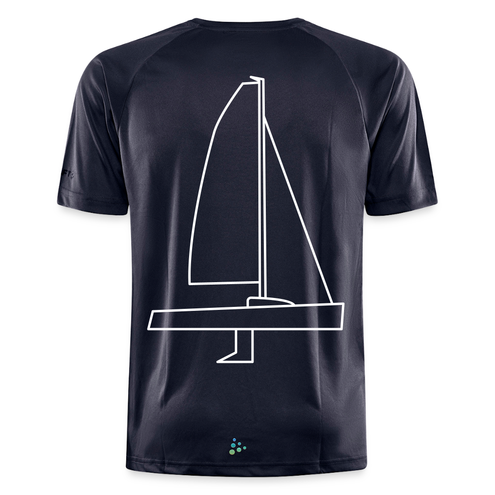 J70 - Techline Tee Backbeat (m) - Asphalt