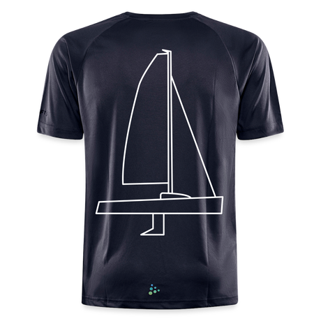 J70 - Techline Tee Backbeat (m) - Asphalt