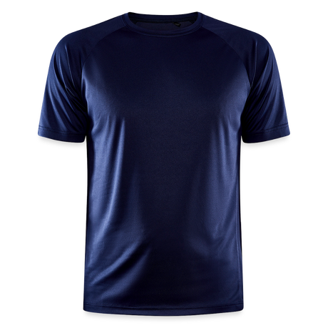 J70 - Techline Tee Backbeat (m) - Dunkelnavy