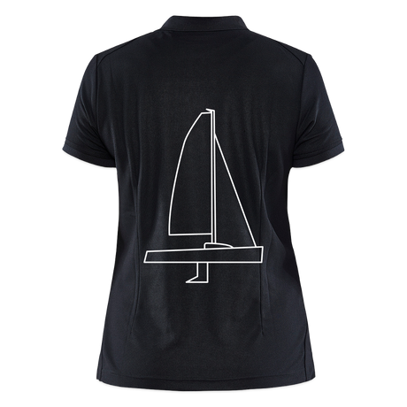 J70 - CrewPolo Backbeat (w) - Schwarz