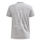 J70 - CrewPolo Backbeat (m) - Grau meliert