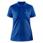 J70 - CrewPolo Frontmark (w) - Royalblau